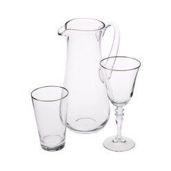 Karaca Jamie Platin Rim 25 Parça Bardak Seti