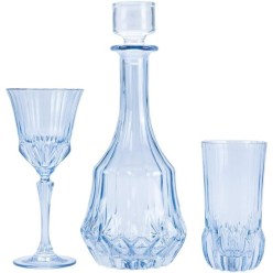 Karaca Florence 25 Parça 12 Kişilik Bardak Seti Mavi