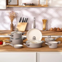 Emsan Crystal 11 Parça Tencere Seti Bej