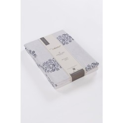 İyi Geceler İstanbulDaily Çift Kişilik Pike Motif İndigo