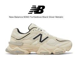 New Balance 9060 Turtledove Black Silver Metallic