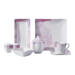 Korkmaz Link Collection 28 Parça Kare Kahvaltı Takımı A8677