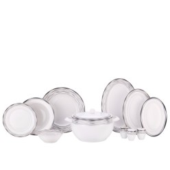 Korkmaz Perla Collection 60 Parça Yuvarlak Yemek Takımı A8360