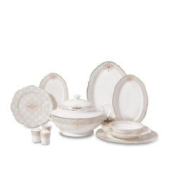 Korkmaz Eliza Collection 60 Parça Yuvarlak Yemek Takımı A8239