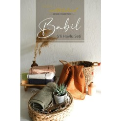 İyi Geceler İstanbul Babil El Havlusu Seti 5'li 50x90 cm