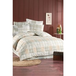 Hobby Escale Poplin Çift Kişilik Nevresim Takımı - Yeşil