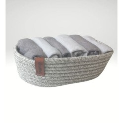 Özdilek Havlu Kutulu Peçeteli 6'lı Native Açık Gri-Antrasit