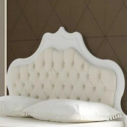 Country Serisi Muğla Beyaz Yatak Başlık 160 x 137 cm