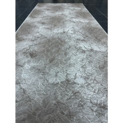 Merinos Kaymaz Taban Yıkanabilir Kesme Yolluk Kahve Rizzy 100L