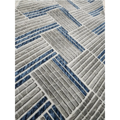 Merinos Halı Torro Mavi Kaydırmaz Taban Kabartmalı Jel Halı 200L