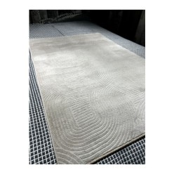 Merinos Rölyef Joy Kaymaz Taban Kesme Halı Açık Bej 80L