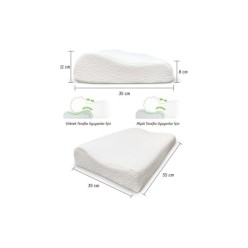 Livdora Visco Medikal Boyun Destekli Ortopedik Yastık (56x36x11)