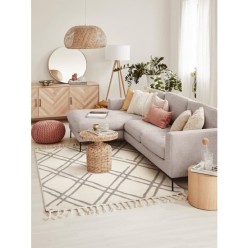 Cotton Halı Cool CL 01 Grey İskandinav Peluş Dokulu Makine Halısı 100L