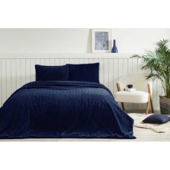 Özdilek Yatak Örtüsü Carmen Lacivert Çift Kişilik