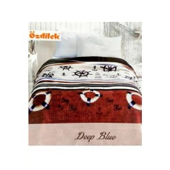 Özdilek Tek Kişilik Battaniye 155x215 Deep Blue