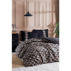 Özdilek Ouro Çift Kişilik Nevresim Takımı Siyah