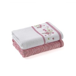 Özdilek Irıs Border 2 ' Li Kutulu Havlu Seti