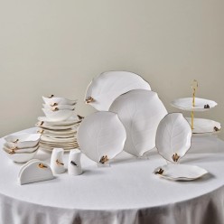 Karaca X Müge Anlı Kuşlu 25 Parça 6 Kişilik Yemek Takımı