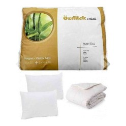 Özdilek Çift Kişilik Bambu Yorgan + 2 Adet Bambu Yastık