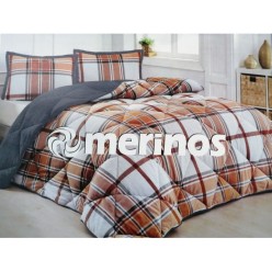 Merinos Yorgan Comforter Set 220X240 Ella Oranj