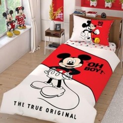 Taç Disney Mickey Çek Canlandır Tek Kişilik Nevresim Takımı