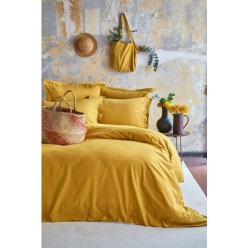 Apricitas Home Tek Kişilik Düz Nevresim Takımı Essential Hardal