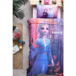 Özdilek Frozen Nature Tek Kişilik Disney Lisanslı Çocuk Pike Takımı