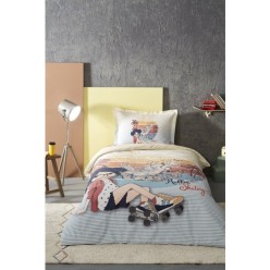 Özdilek Roller Skating Tek Kişilik Nevresim Takımı