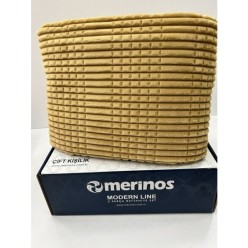 Merinos Modern Line 2 Parça Battaniye Seti - Hardal
