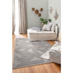 Cotton Halı Sidney SD04 Grey Pelüş Dokulu Salon Makine Halısı 80L