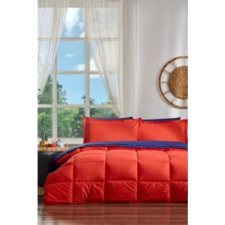 Özdilek Colormix Çift Kişilik Uyku Seti Kırmızı/Lacivert