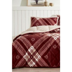Özdilek Winter Cottony Battaniyeli Yorgan Seti Çift Kişilik