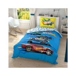 Taç Lisanslı Hot Wheels Speed Tek Kişilik Nevresim Takımı