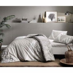 Taç Tek Kişilik Ranforce Nevresim Takımı Saylor Gri