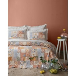 Apricitas Home Çift Kişilik Pike Takımı Maude Terracota - Pike Takımı