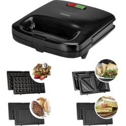 Goldmaster Trimax GM-7452 4’ü Bir Arada Mini Tost Izgara Waffle Sandviç Makinesi