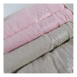 Özdilek Best Set Havlu Seti Elissa Pudra-Gri