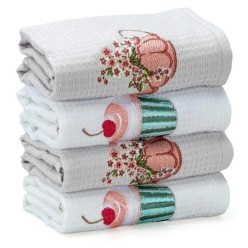 Özdilek Flowers Renkli 4'lü 40x60 Kutulu Peçete