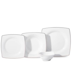 Korkmaz Lines Collection 58 Parça Yuvarlak Yemek Takımı A8263