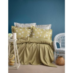 Apricitas Home Çift Kişilik Bambu Pike Takımı Freely Olive - Pike Takımı