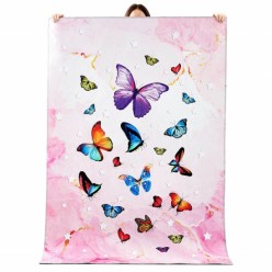 Kaşmir Butterfly Glam Çocuk Halısı 80x150 cm