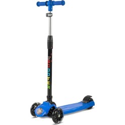 Babyhope Power JY-H01 Mavi 3 Tekerlekli Işıklı Çocuk Scooter