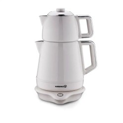 Korkmaz Demiks Elektrikli Çaydanlık Vanilya/Krom A332-05