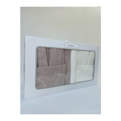 Özdilek Curve Aile Bornoz Seti Krem-Bej