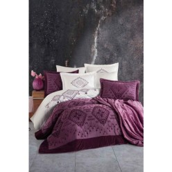 Elart Bohem Çeyiz Paketi 10 Parça Mürdüm