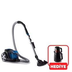Philips FC9332/07 PowerPro City Torbasız Elektrikli Süpürge + Philips HD7301/00 Auto KeepWarm Siyah Çay Ustası Hediye