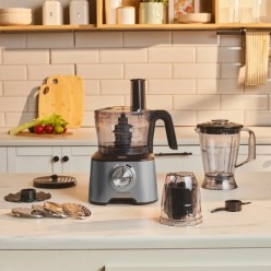 Karaca Mastermaid Power Multifunctional 10 in 1 Mutfak Robotu 2000W Galaxy Grey