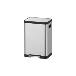 Arow İnox Pedallı Kovalı Amortisör Kapaklı Çöp Kovası 40L