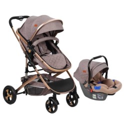 Kraft 808 Prag Travel Sistem Bebek Arabası Brown