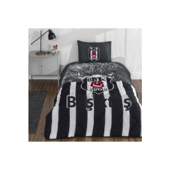 Taç Lisanslı BJK Şanslı Kartal Tek Kişilik Yorgan Seti
